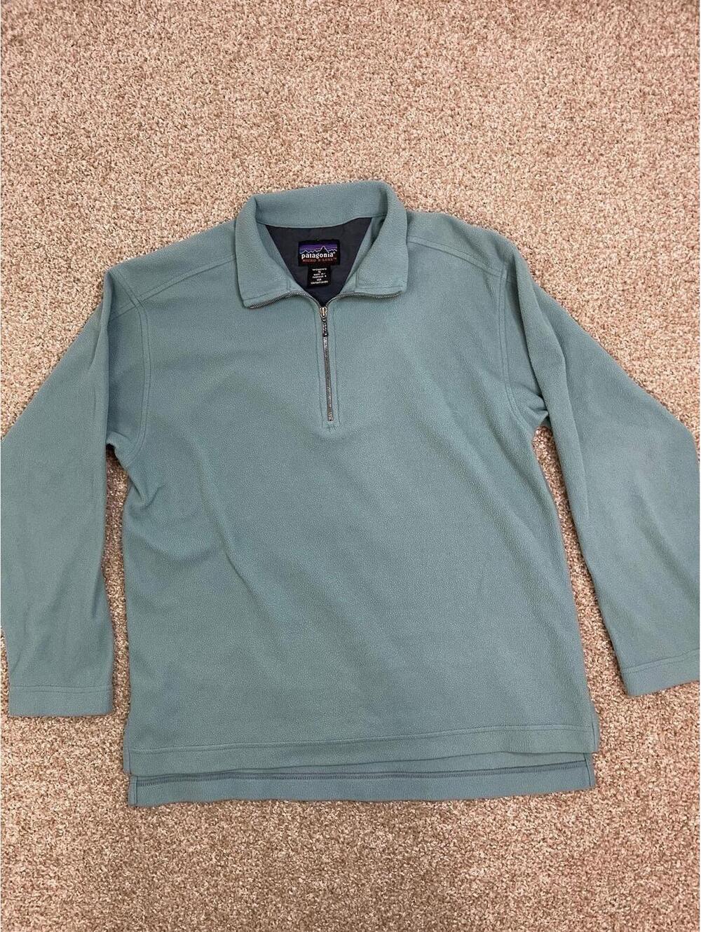 Patagonia Better Sweater 1/4 Zip Pullover Women's Green Fleece Jacket
